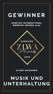 Zankyou International Wedding Award 2020: Auszeichnung für Hochzeits-DJ Chris Force in Musik & Unterhaltung