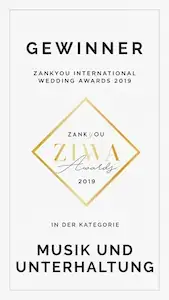 Zankyou International Wedding Award 2019 – Musik & Unterhaltung