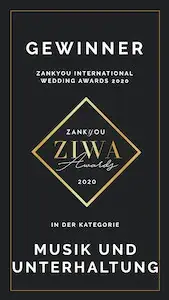 Zankyou International Wedding Award 2020 – Musik & Unterhaltung